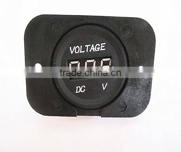 12V-24V Car Motorcycle LED DC Digital Display Voltmeter Waterproof Meter Automobile motorcycle voltmeter
