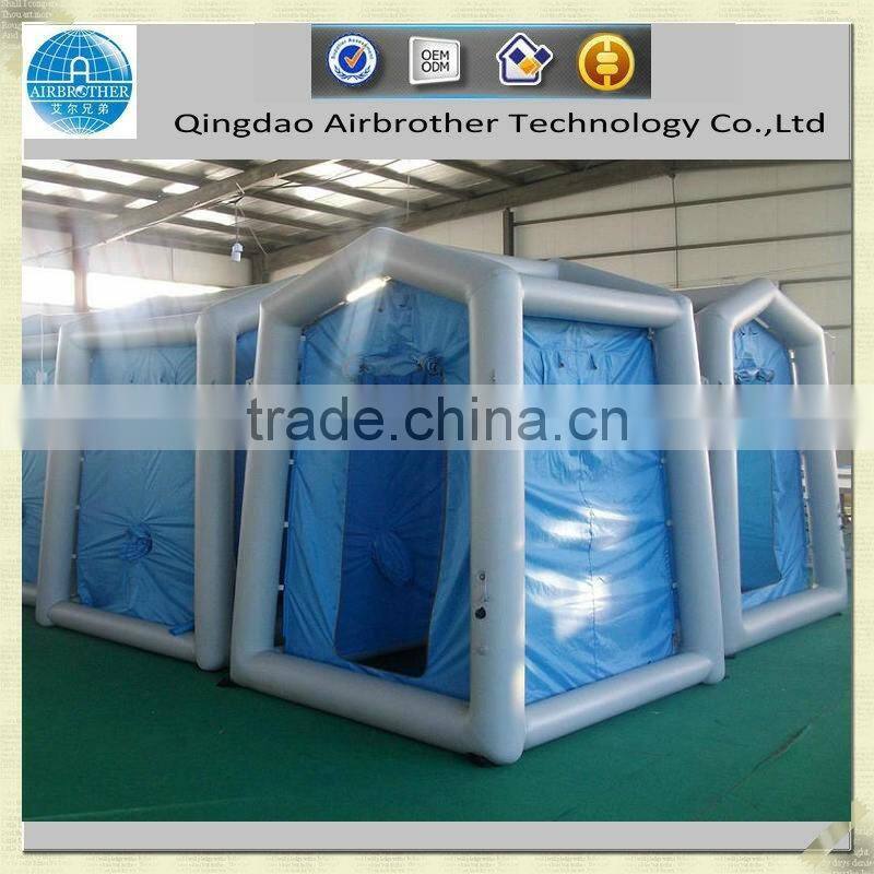 Hot sale inflatable decontamination tent for firefighting