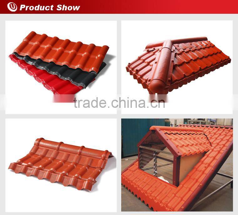 Durability Fancy Low Cost Spanish Style Roof Tiles Synthetic Resin For Roof Tiles