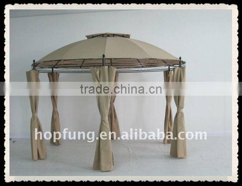 dia3.5m round double-topped gazebo(round metal gazebo,metal gazebo)