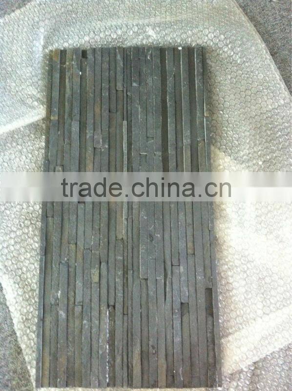 Wall Decoration Black Slate Stone