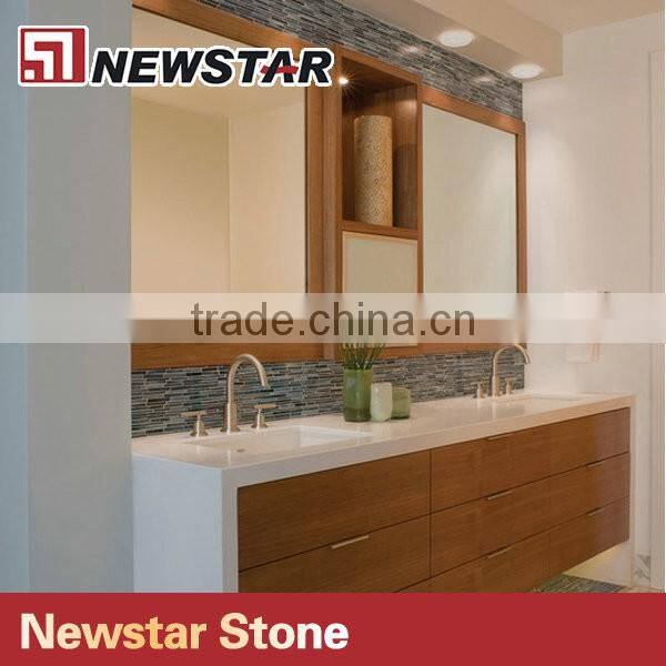 Newstar hotel quartz 72 bathroom countertop