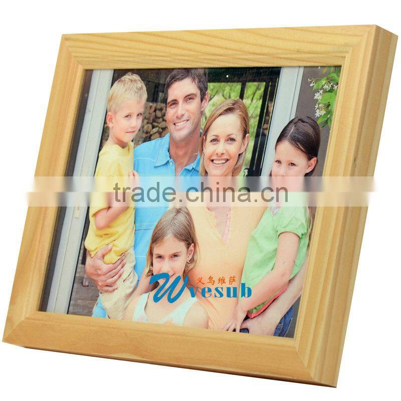 Sublimation Iron tile Photo frame with metal insert