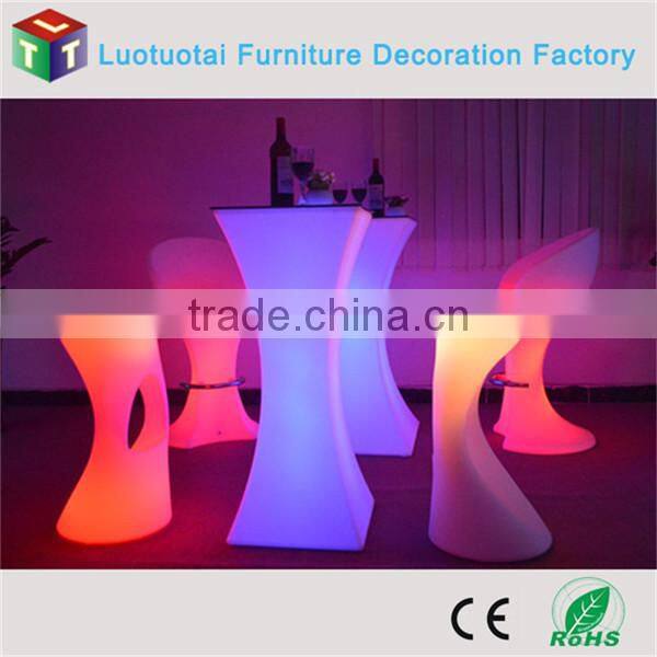 led cocktail table illuminated light up high top square led cocktail table