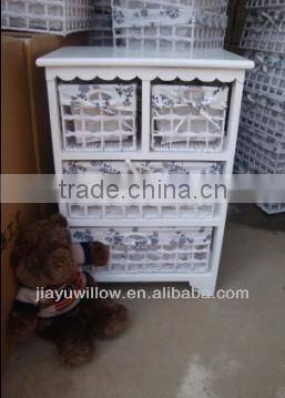 HOT europe wooden rattan/antique furniture design cabinet