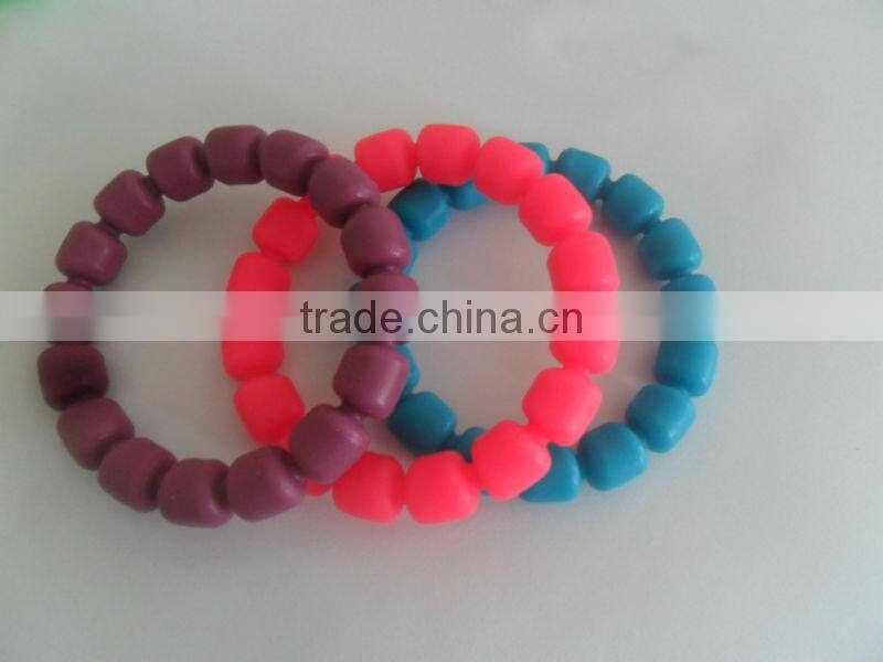 embossed silicone bracelet