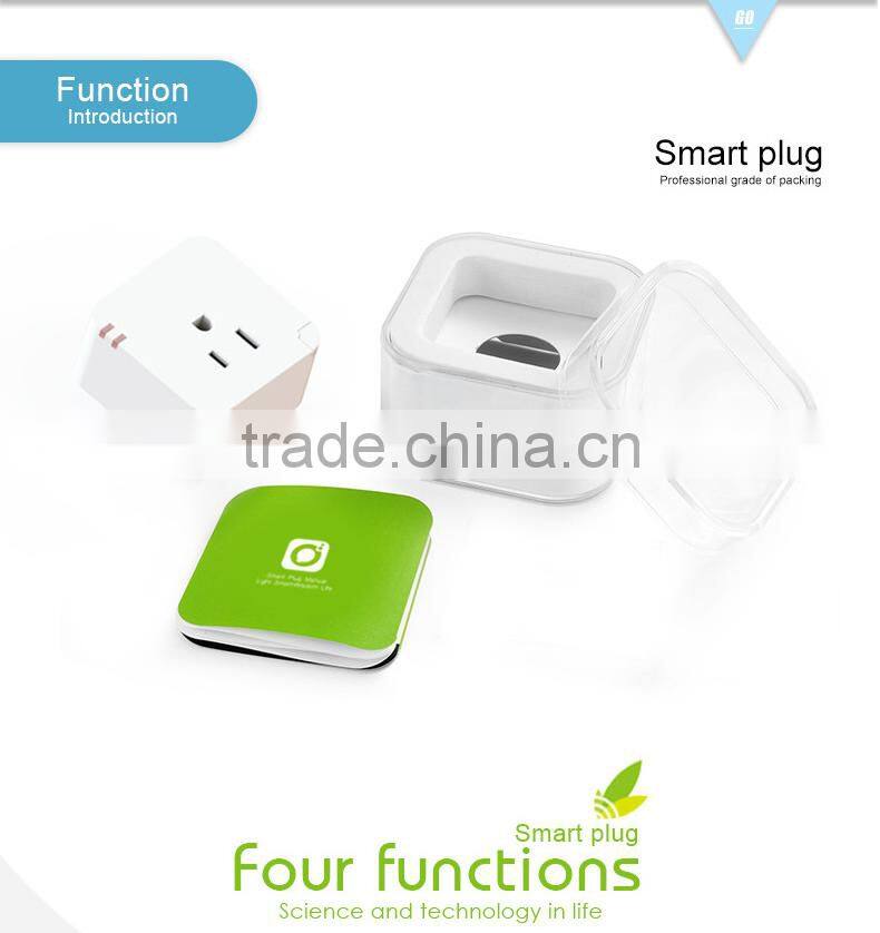 Gift Customized Intelligent WIFI Wireless Timing Electric UL Socket, Mobile APP Control Timing Multi-functional Electric Socket