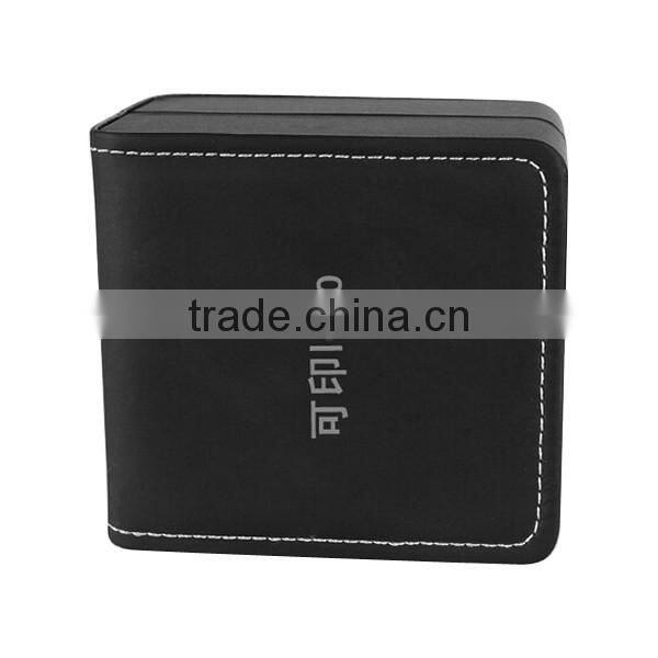 Luxury pu leather watch packaging box, custom logo leather watch box