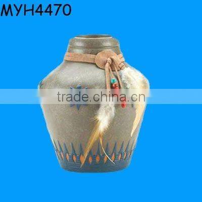 Resin American Indian Tribal Shaman Statue