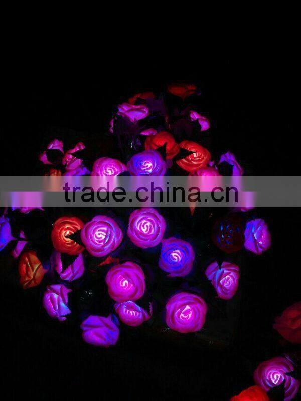 Fantastic artificial led flowers,Valentines day gifts rose light