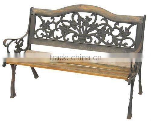 Trade Assurance antique cast iron park bench