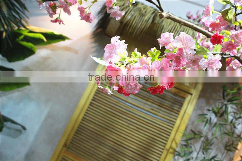 home garden deco huge indoor plastic Artificial 118inchs tall Cherry trees Ers10 0907