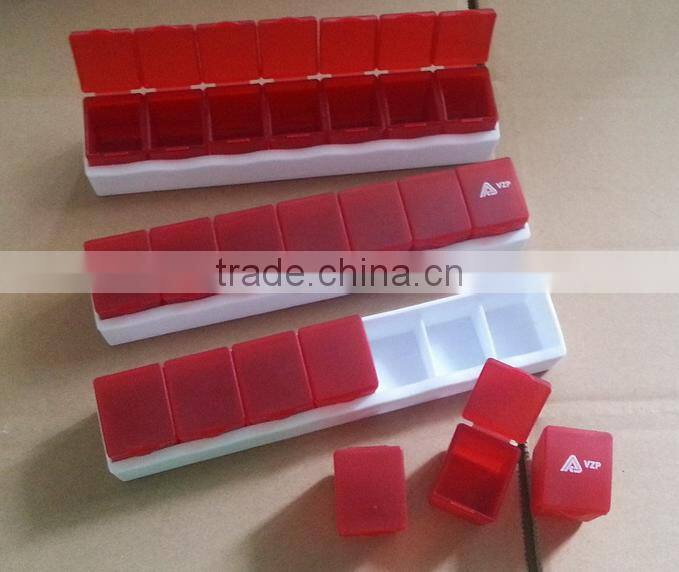 New style seven days plastic pill box
