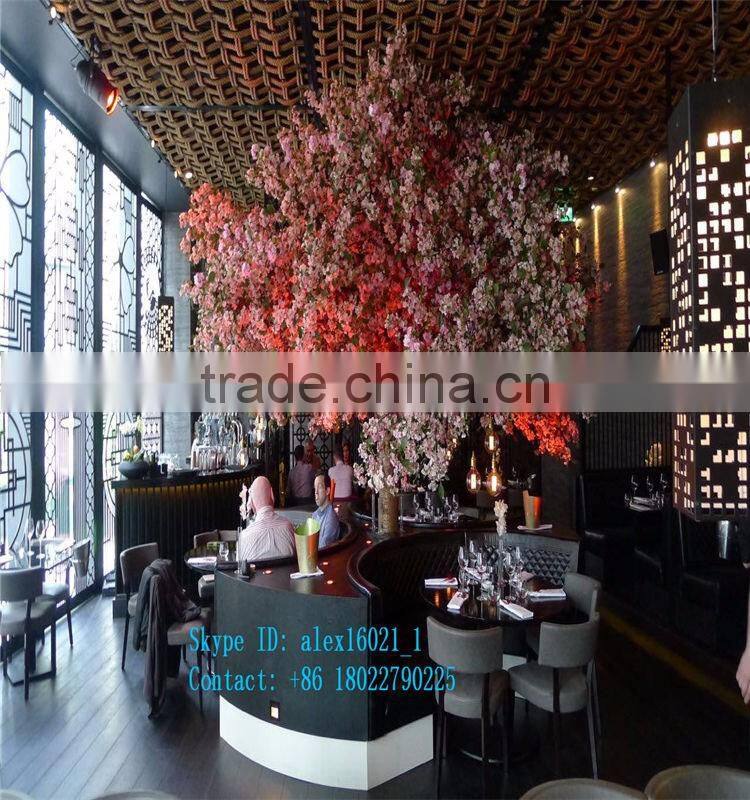 LXY080540 artificial flower plant decorativc wedding tree plastic artificial cherry blossom tree