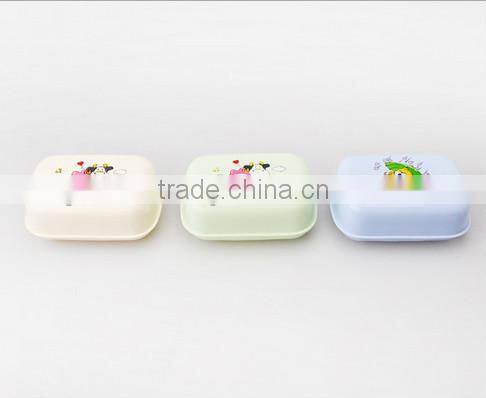 perfect design traveling soap holder box with locking ring