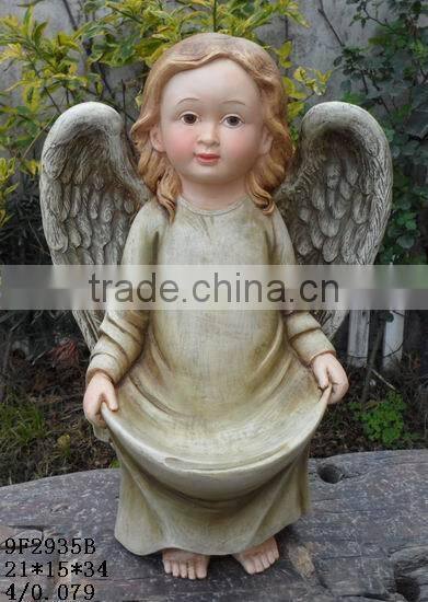 resin cupid angel garden decoration