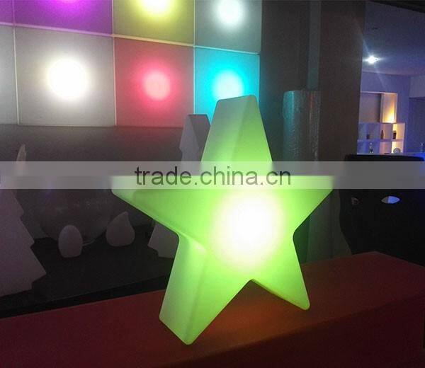 Outdoor waterproof RGB 16 colors changing LED star shaped light
