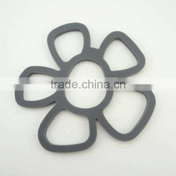 sunflower shaped silicone pot pad,hot pan holder