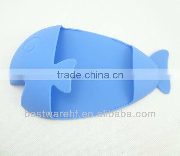 silicone rubber mini glove fish shaped animal shape oven mitt