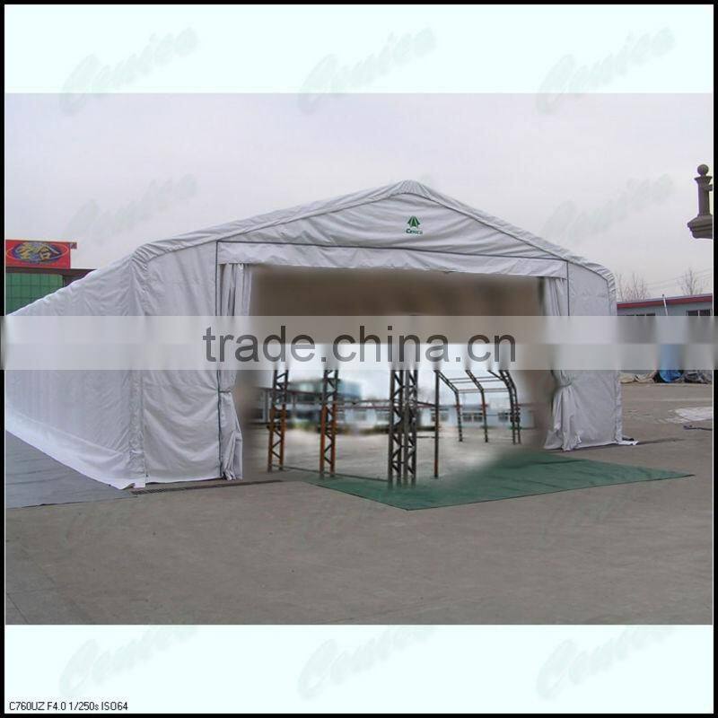 Trussed Fabric warehouse Tent , Prefabricated storage shelter, Fabric Building for storage