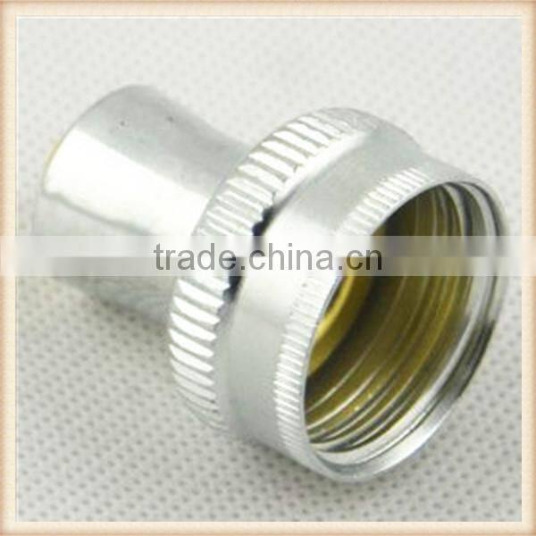 Aluminum gooseneck washing machine hose coupling