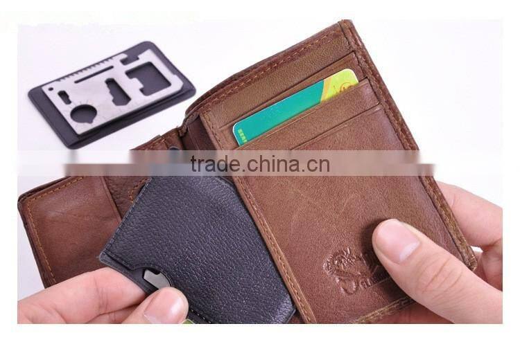 2016 New outdoor 15 in 1 Credit Card Multi Tool