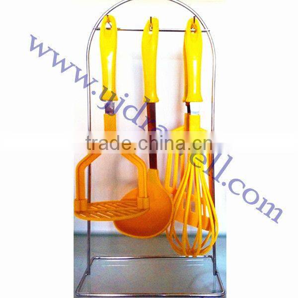NY-1025 6 pcs pp Handle nylon kitchen utensil set