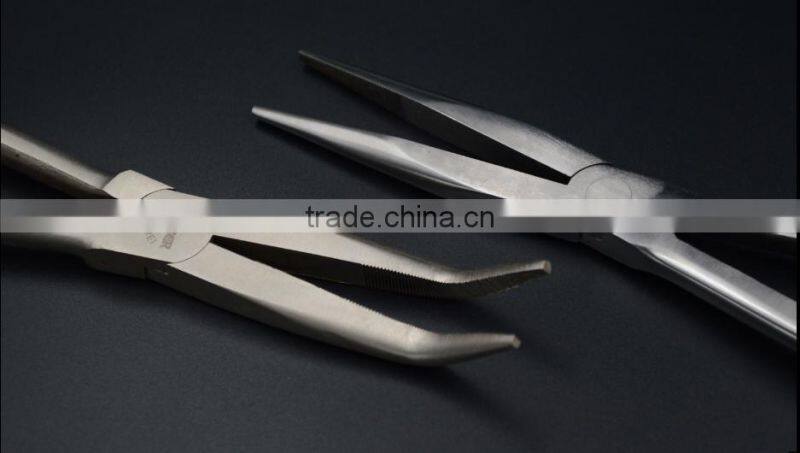 2017 11inch plastic handle long nose fishing plier