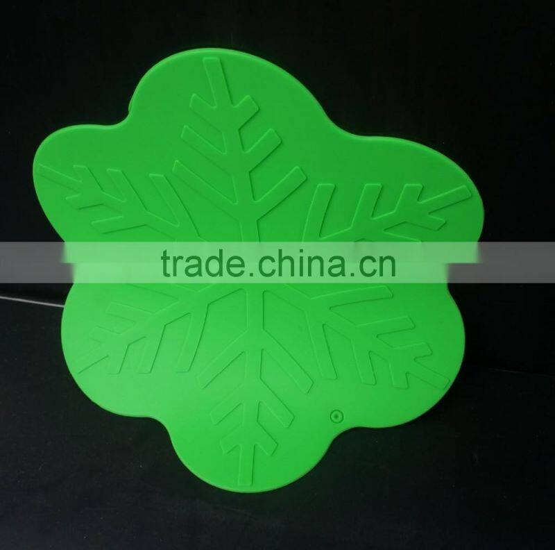 16153 snowflake shape silicone high temperature heat insulation mat