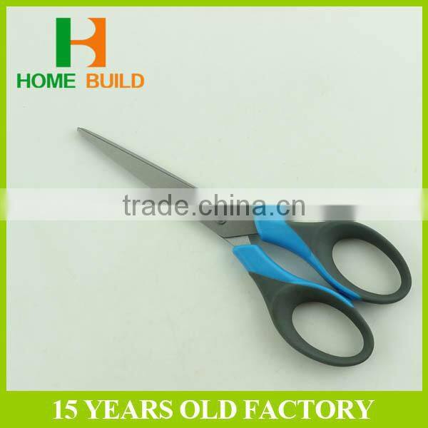 Factory price HB-S6107 Soft handle safety student scissors