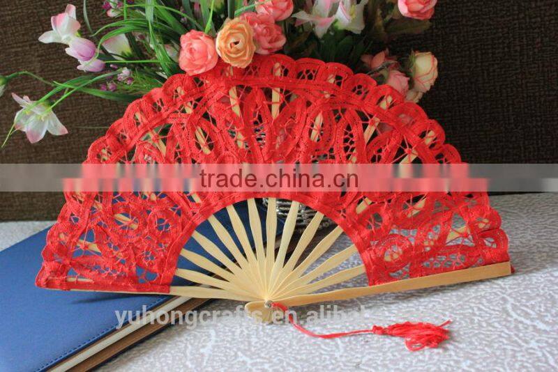 Chinese bamboo lace fan