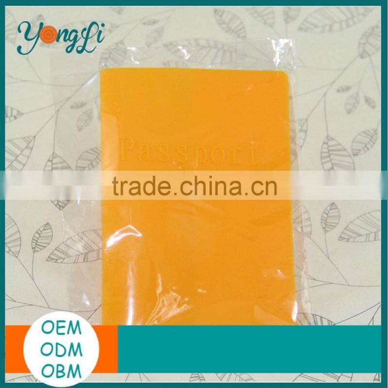Cheap Custom Fashion Portable Rubber Business Passport Holder