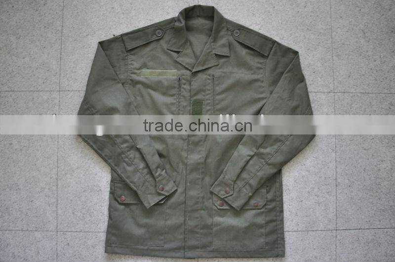 Oliver green heavy duty cotton soldier's trainning TDU suit sets