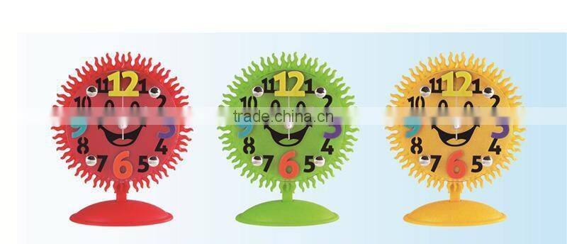 Plastic educational Toy Clock for kids