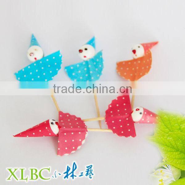 100pcs per box deco picks "clown"