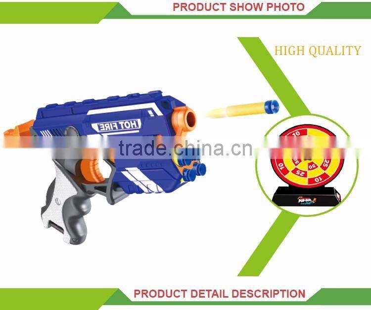 Top sale good quailty EVA toys soft rubber set gun vibrating bullet