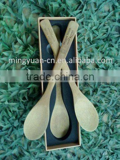 superior gift box resturant present bamboo spoons