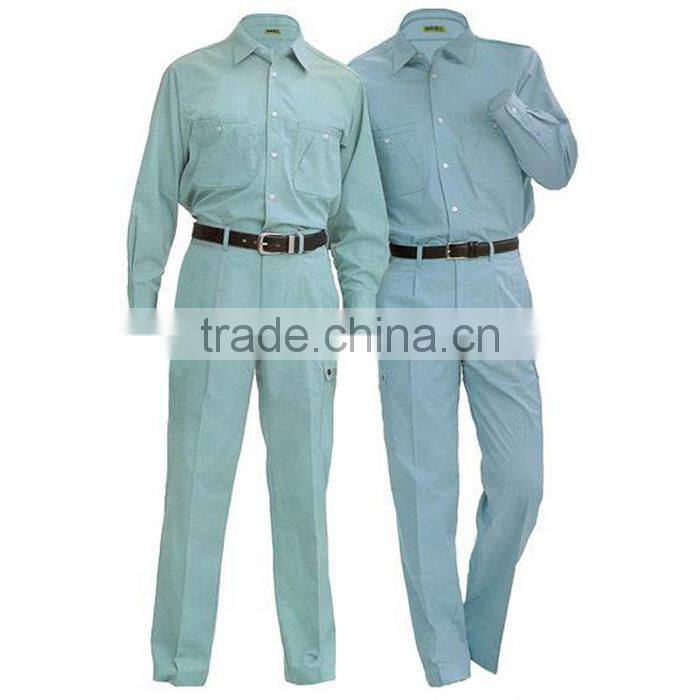 T/C LONG SLEEVE workwear uniforms OEM MANUFACTURER made in China