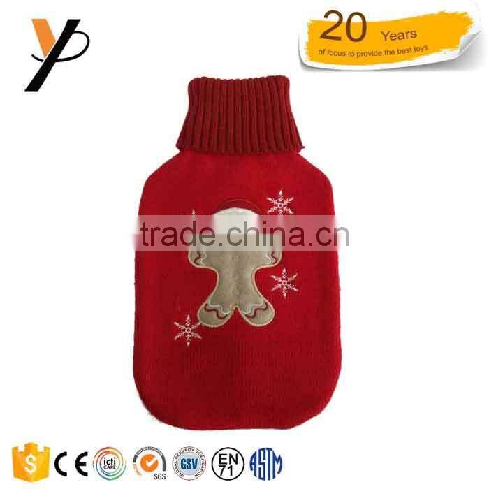 2000ml classic knitted hot water bottle with cover for Christmas Day