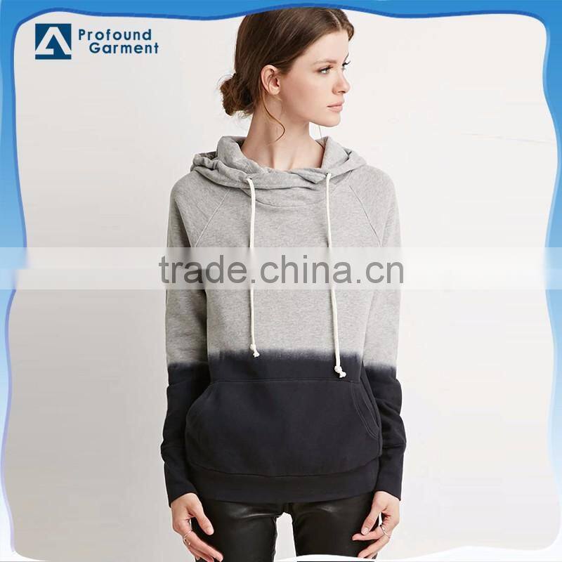 thin unbranded blank pullover women's gym cotton fleece custom fitness hoodie coats factory crewneck printing for winter