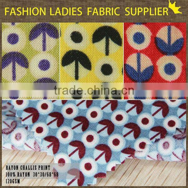 shaoxing cichengtex new rayon and high quality fabric, fashion printed fabric