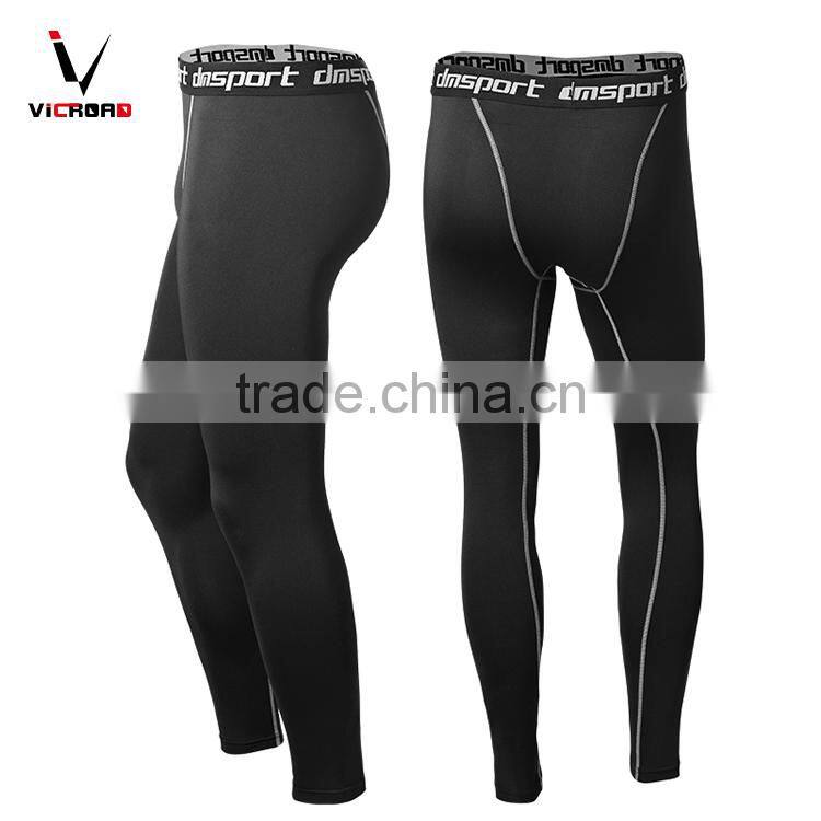 Sportswear compression training mens gym tracksuit,seamless running apparel pants men