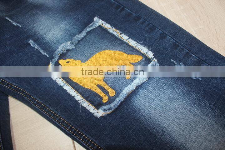 GZY New Arrival men jean Pants slim straight jeans mens jeans wholesale turkey pattern print wolf Fashon Design stock