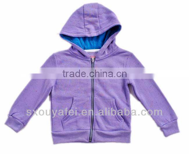 kid clothes child apparel with long sleeve coat kids zip hoodie