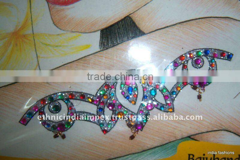 GLITTER ARM CRYSTAL BODY TATTOO BINDI STICKER , PAYPAL