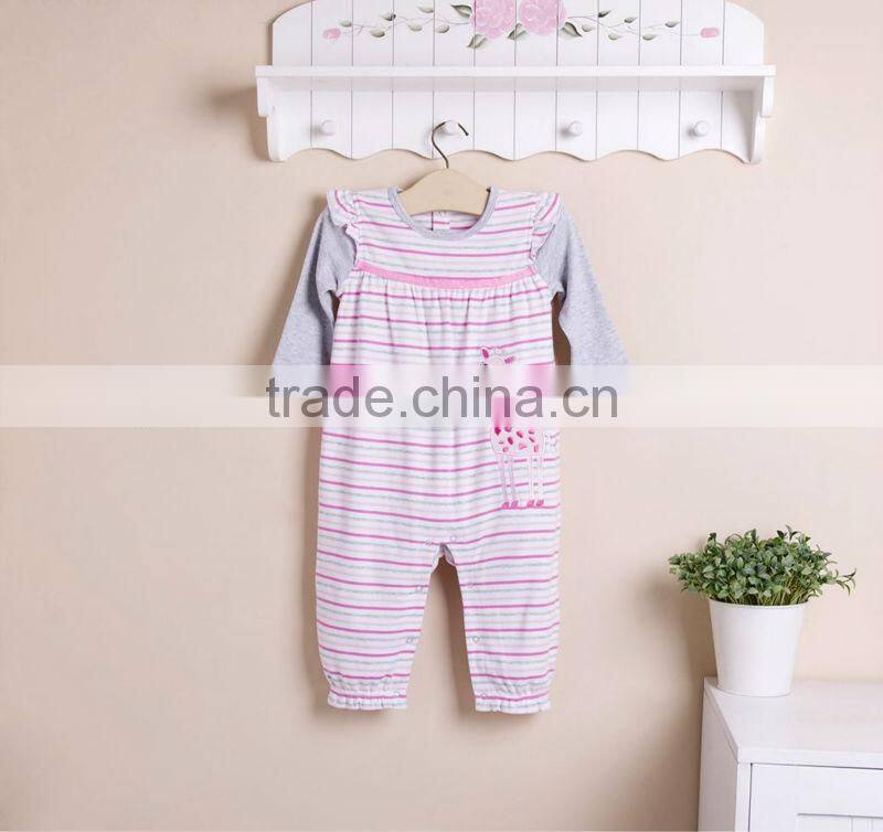 2013 Autumn baby clothing 100% cotton romper