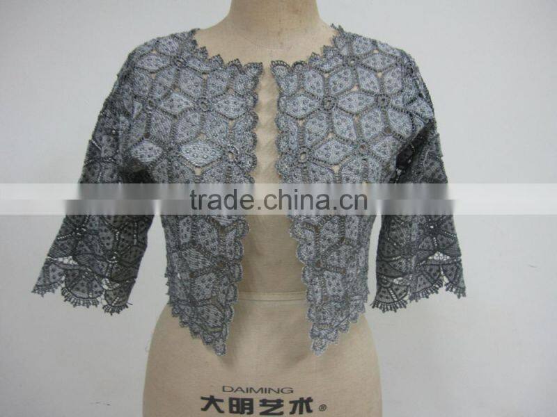 garment manufacturer ladies crochet fashion long sleeve top