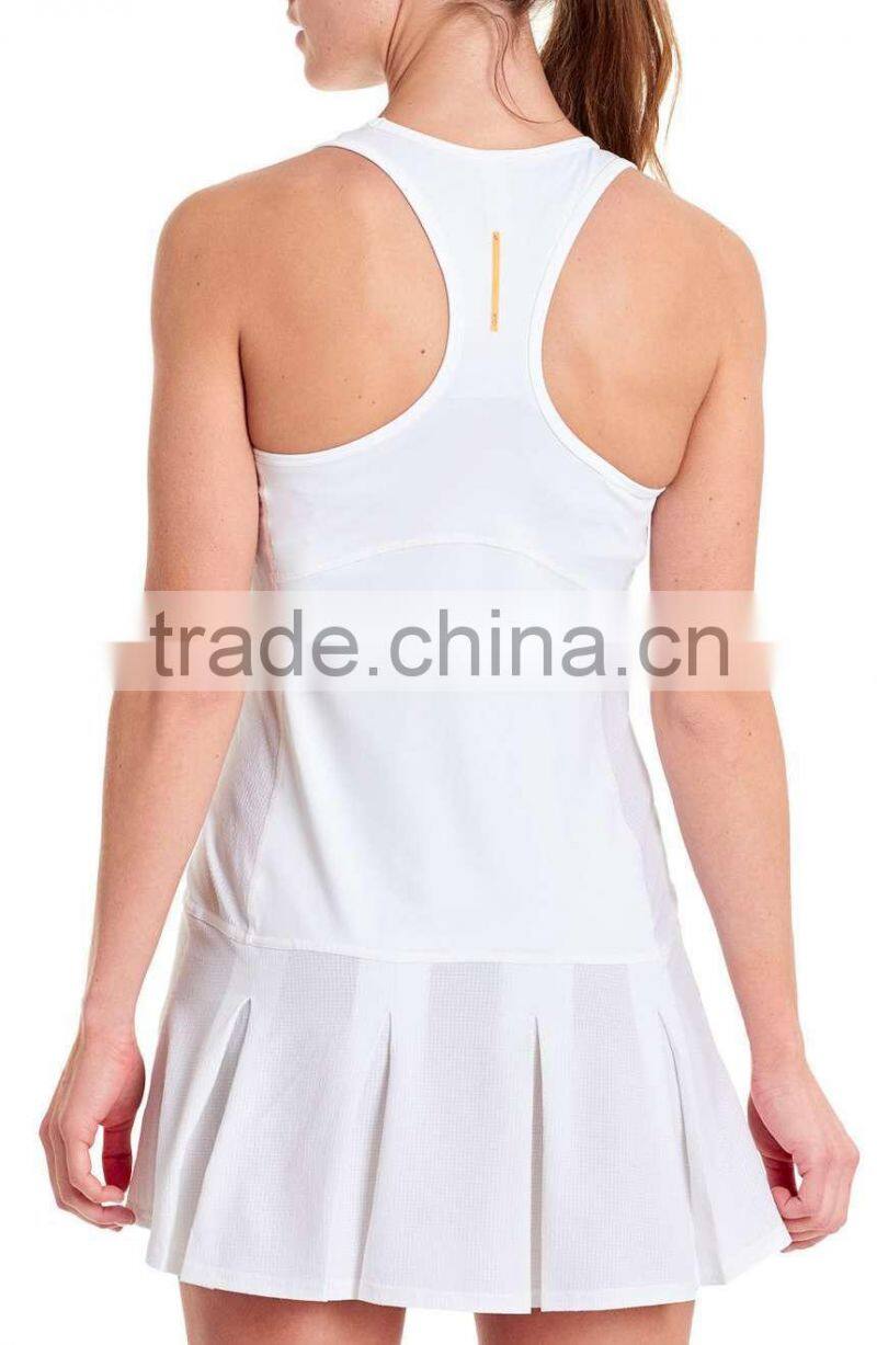 MGOO Custom Made Summer New Fashion Sports Tracksuits For Women White Sport Wear Tennis Dress