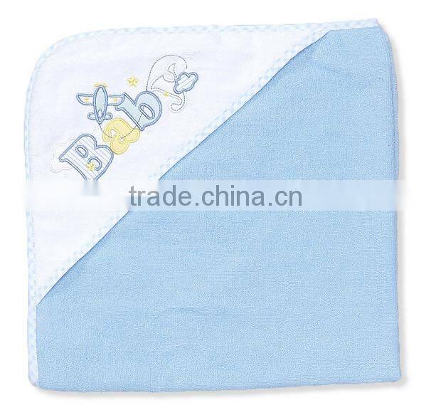 Trade assurance applique animal baby towel with hood/custom 100%cotton terry hooded baby bath towel