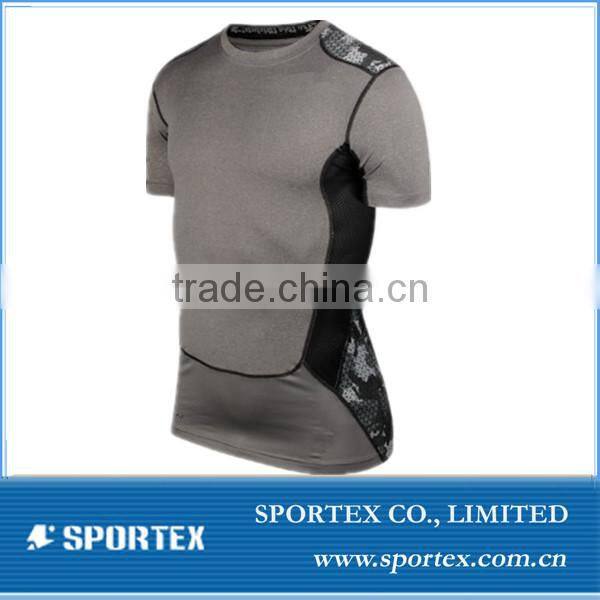 CP-1314 customized mens short compression, mens compression top short, short compession for mens
